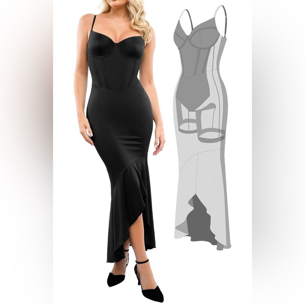 Elegant Black Maxi Dress